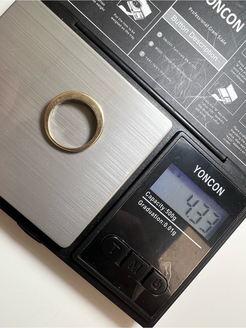 14K Gold Classic Channel-Set Natural Diamond Band - Picture 11 of 16